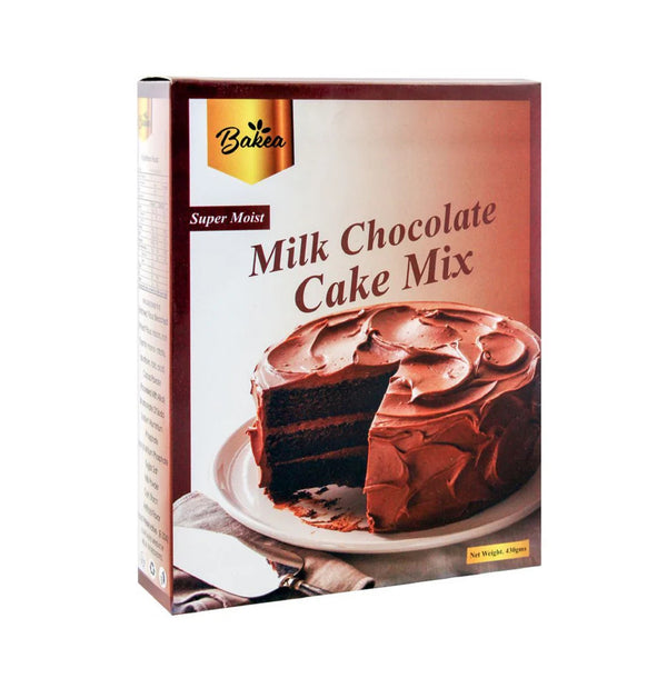 Bakea Milk Chocolate Cake Mix 430Gm
