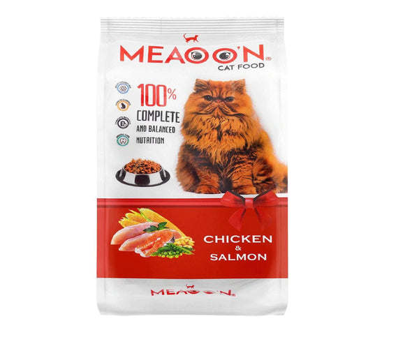 Meaoon Cat Food Chicken & Salmon 400Gm