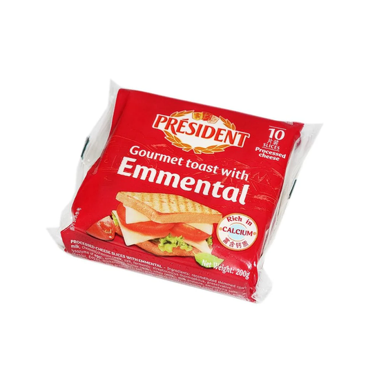 President Cheese Toast Emmental 10s 200gm
