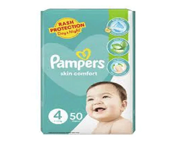 Pampers Skin Comfort Maxi 4 Diapers 50s