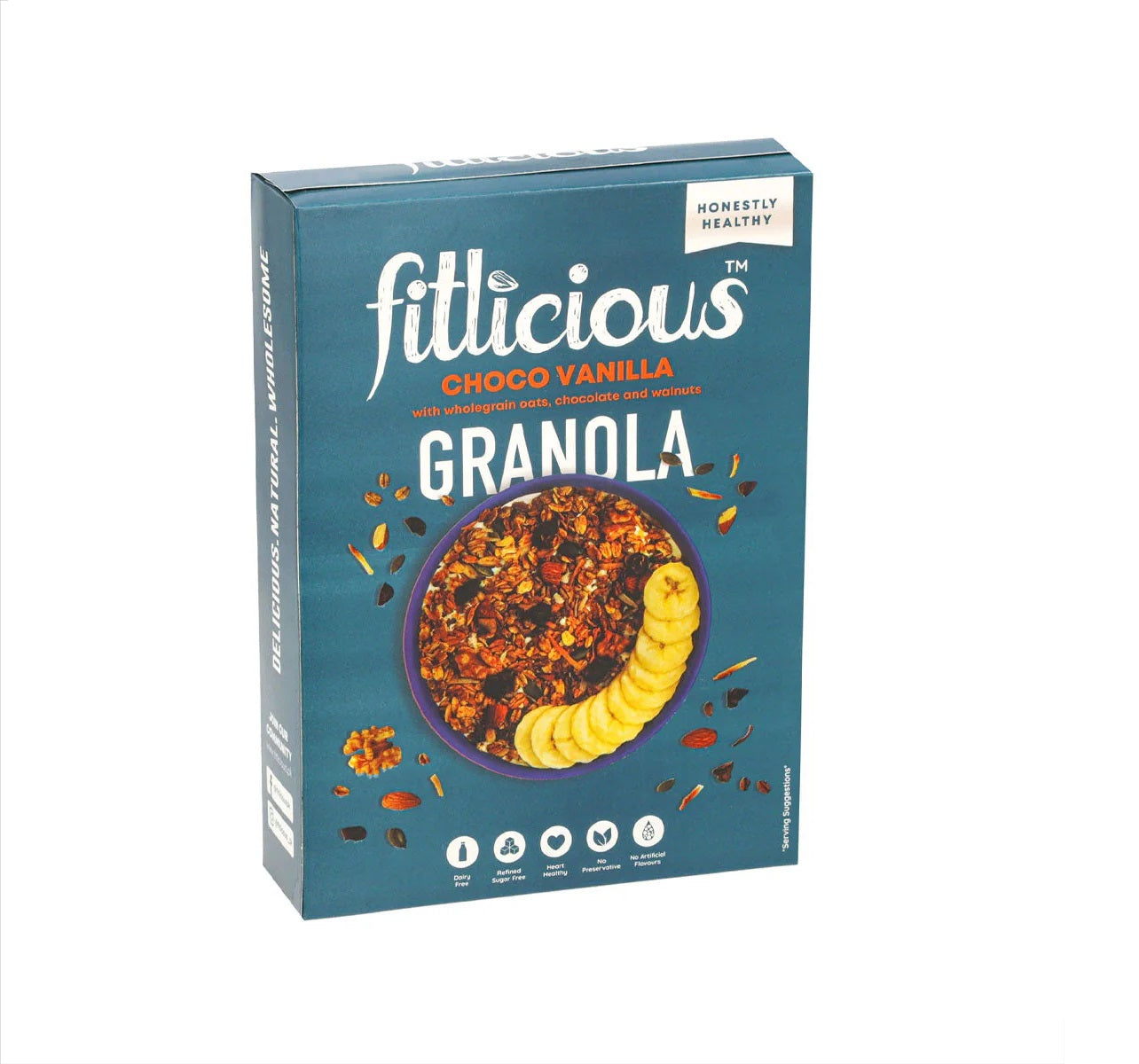 Fitlicious Choco Vanilla Granola 400Gm