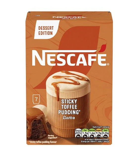 Nescafe Gold Sticky Toffee Pudding Latte Coffee 140g
