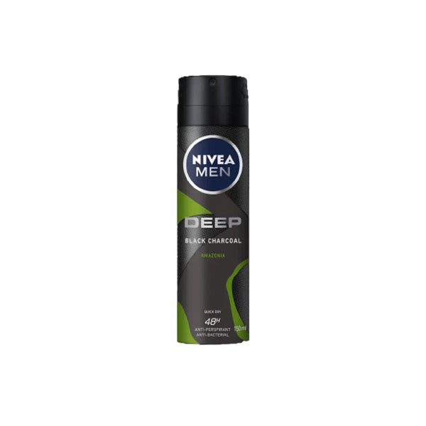 Nivea Men Deep Black Carbon Amazonia Body Spray 150ml