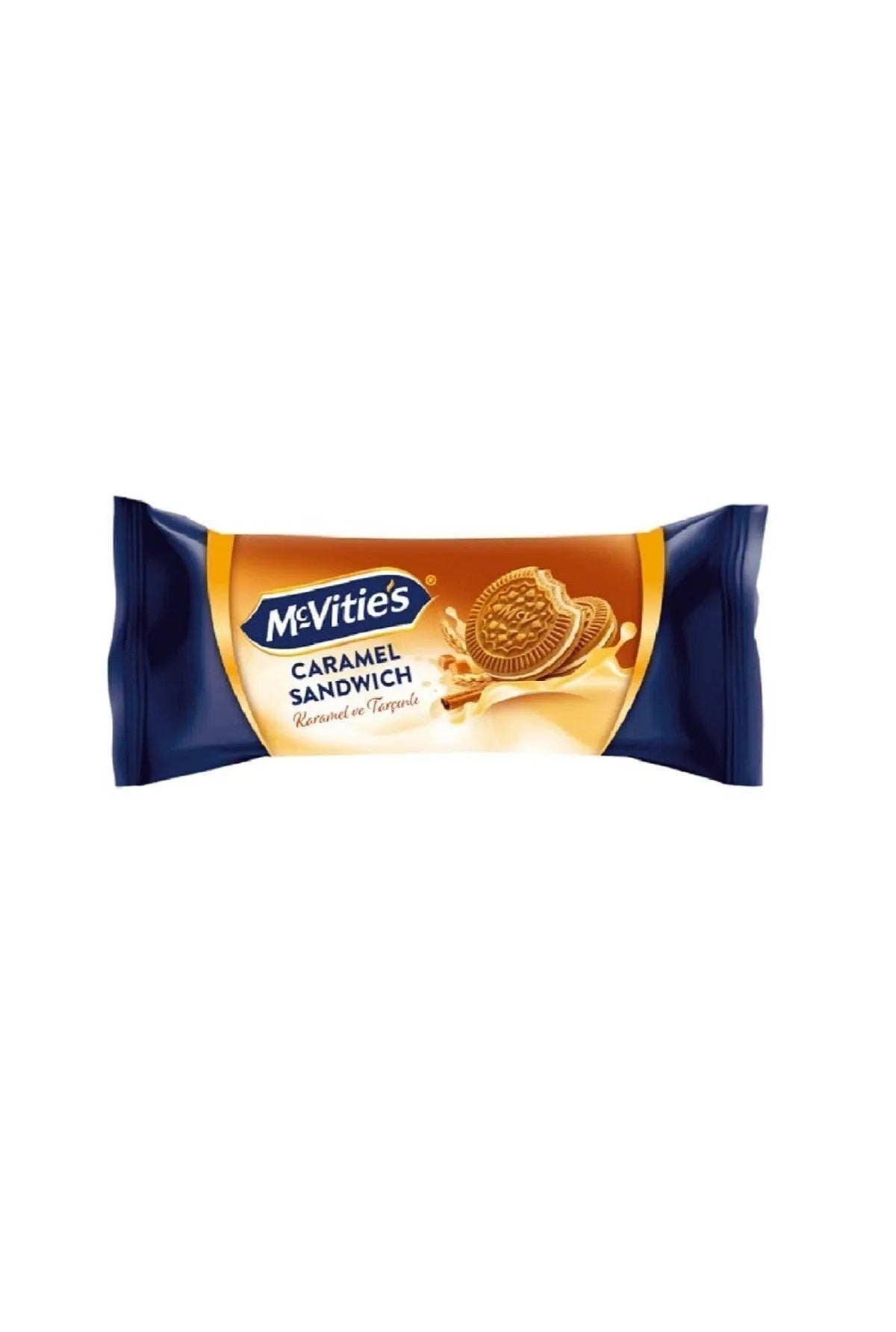 McVities Caramel Cinnamon Cream Biscuits 88 gm (April 25 Expiry)