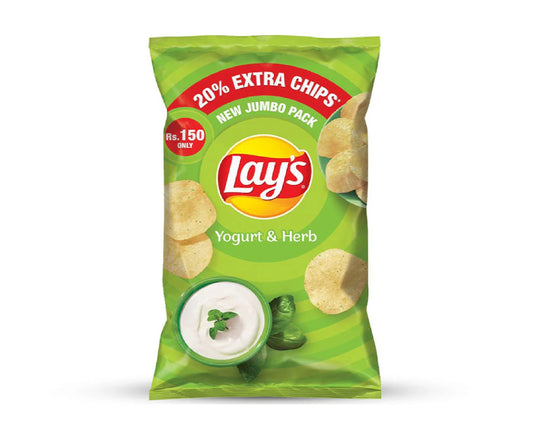 Lays Yogurt & Herb Chips 120Gm