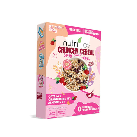 Nutri Lov Crunchy Cereal Berry Blast 150g