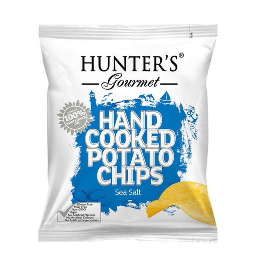 Hunter's Sea Salt Hand Cooked Potato Chips 40g