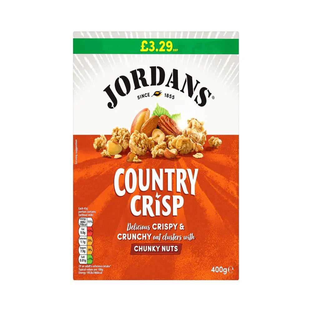 Jordans Country Crisp Oat Clusters With Chunky Nuts 400gm