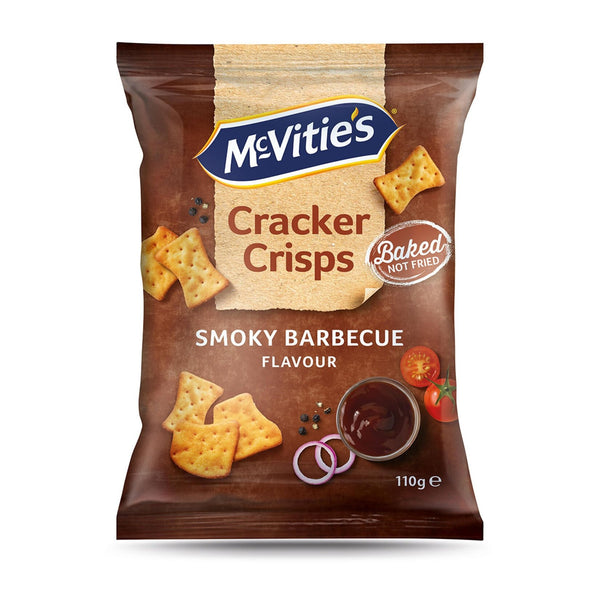 Mcvitie's Cracker Crisps Smoky & Barbecue 110G