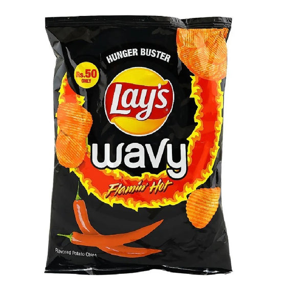 Lays Wavy Flamin Hot Chips 27Gm